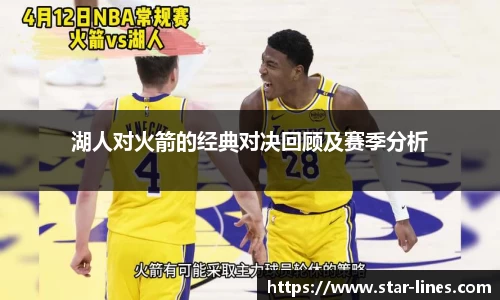 湖人对火箭的经典对决回顾及赛季分析